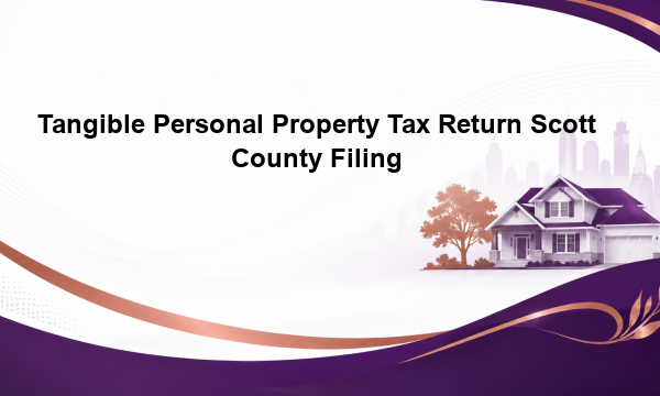Tangible Personal Property Tax Return Scott County Filing